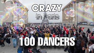 MEGACOVER - 100 PEOPLE DANCING TO : LE SSERAFIM (르세라핌) 'CRAZY' - [K-POP IN PUBLIC PARIS ONE TAKE]