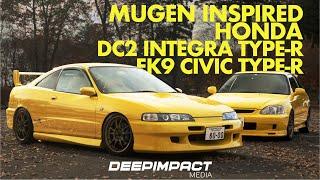 Seiya and Shizuku's Mugen Inspired Honda Integra Type-R DC2  × Civic Type-R EK9 [4K]