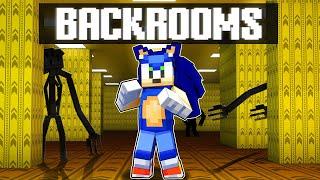 Sonic TRAPPED In The BACKROOMS Of Minecraft!