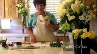 How to create a Calla Lily Boutonniere