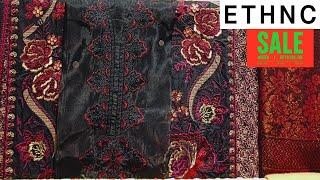  ethnic sale 2024 Rs.3390 Only  ethnic Unstitched Collection on Sale 