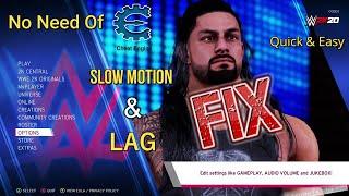 WWE 2k20 Slow Motion & Lag Fix 2023 | Quick & Easy Way To Fix Lag Issue WWE 2k20 PC