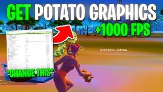 ULTRA LOW Graphics In Fortnite! (Low End PC FPS BOOST)