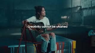 Campaña 'Creativity cannot be crushed' de Samsung