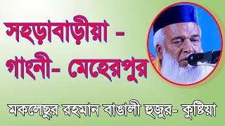 Moklesur Rahman Bangali Bangladesh | Sohora Baria Gagni Meherpur Waz - মোখলেছুর রহমান বাঙালী ওয়াজ