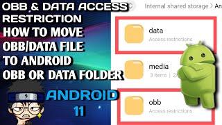 HOW TO ACCESS AND MOVE FILE FROM OBB/DATA DIRECTORY ON ANDROID 11 | Najskie