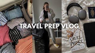 TRAVEL PREP VLOG: pack w/ me, travel essentials, organization tips & more