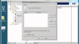 Configure Log On / Log Off Script ( Mapping Drives ) via GPO from ADDS - Windows Server 2008