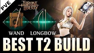 Throne & Liberty - My BEST Tier 2 HEALER BUILD w/ Crazy +169% Skill Heal (base) Seeker Wand-Bow PvE