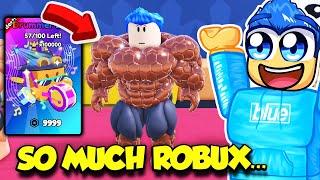 I SPENT TONS OF ROBUX TO BECOME THE STRONGEST PLAYER IN GYM STAR SIMULATOR!!