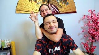 ASMR Strong sports and head massage by Anastasia