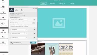 Adding Facebook albums to your website