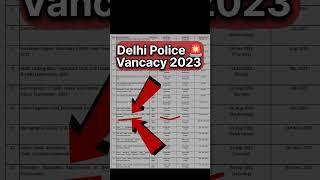 Oh God Ek Bar Dila de  | Delhi Police Constable Vancacy 2023 | New Delhi Police Vacancy 2023 #short