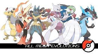 All Mega Evolutions (メガシンカ)