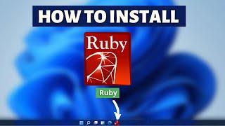 How to install Ruby on Windows 11 - Ruby on Rails Installation Tutorial