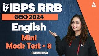 IBPS RRB GBO 2024 | English Mini Mock Test #8 | By Rupam Chikara