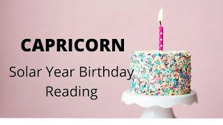 Capricorn Happy Birthday!   Coffee Cup Solar Year Birthday Reading by Cognitive Universe