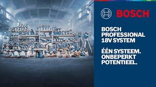 Bosch Professional 18V System. ÉÉN SYSTEEM. ONBEPERKT POTENTIEEL.