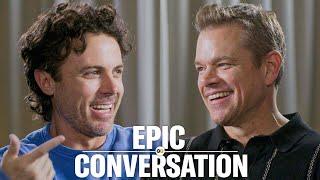 Matt Damon & Casey Affleck Have an Epic Conversation | GQ