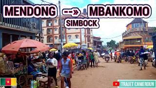 De Yaoundé à Nomayos par Mendong, Simbock et Mbalgong - Trajet Cameroun