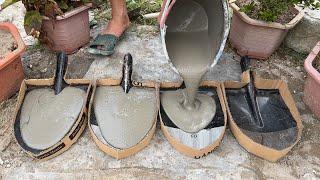 Amazing ideas from Cement and Shovel, Tips Make Beautiful Flower Pots At Home