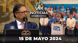 Noticias de Venezuela hoy en Vivo  Miércoles 15 de Mayo de 2024 - Emisión Central - Venezuela