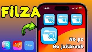 New Method to Install Filza on iPhone (ios15-18) I on iPhone/iPad Without PC or Jailbreaks revokes