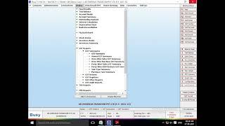 Busy Accounting Software Lecture With TDS Entry In Hindi