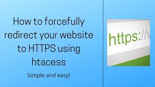 How to forcefully redirect your website to HTTPS using htaccess | Free Host Tips