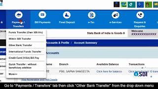 How to Transfer Money to Other Bank Accounts | SBI to Other | SBI to SBI