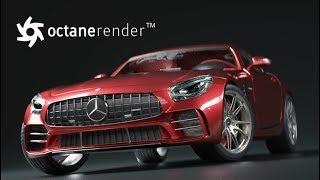 Octane Render - Cinema 4D - Creating an Car Rendering - Exterior and Studio Lighting