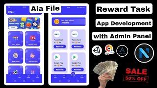  High Quality Task Earning App Development | Earning App Aia File kodular,niotron,androidbuilderaia