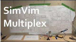 X-Plane 11 - SimVim - Home cockpit - multiplexer and workshop