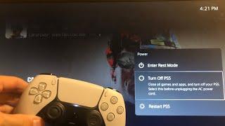 How to Turn Off PS5 With Controller Tutorial! (For Beginners) 2024