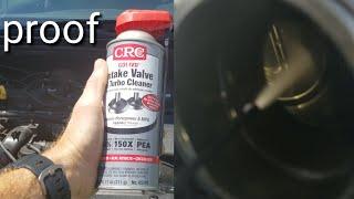 Crc intake valve and turbo cleaner bore scope results before and after best fuel cleaner ?