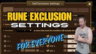 2024 Rune Exclusion Settings [Summoners War]