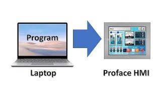 How to download Proface HMI program