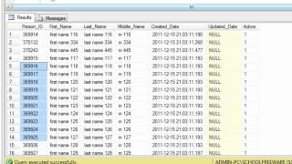 SQL Server Express 2008 R2 Tutorial 7 - Delete and Truncate Example