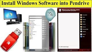 Install Any PC Software's into Your Pen Drive Using PortableApps Software #portableapps #portable