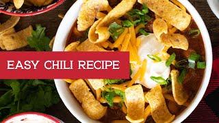 The BEST Easy CHILI Recipe ️ | Family Favorite | SO GOOD!