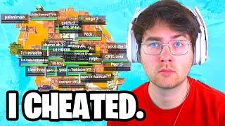 I Cheated In My Own Fortnite Tournament (Not Clickbait)