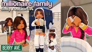 Millionaire Family Daily Routine  | Roblox Berry Avenue Roleplay