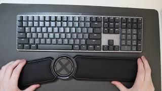 X-Layout X-Turbo Wrist Rest With Fan Unboxing and Demo