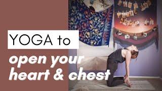 Air Element Yoga Flow | Chest & Heart Opening Vinyasa Yoga | Sharing Calm Yoga