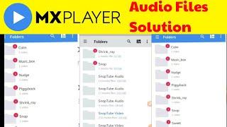 Mx Player Audio Files Solution | Mx player settings | mx player problem