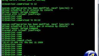 Learn how to use Reload at|in command on Cisco IOS from ccieadvisor.com