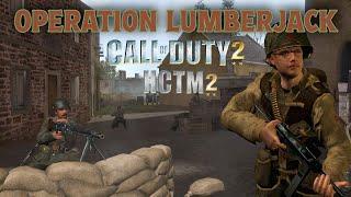 Call of Duty 2:  Operation Lumberjack HCTM2 Gameplay VETERAN custom