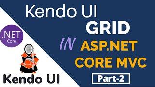 Kendo UI Grid In ASP.NET Core MVC - Part-2