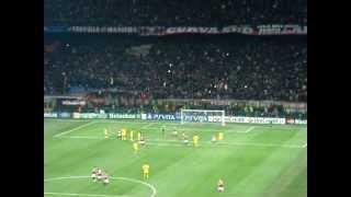 MILAN-ARSENAL live san siro goal IBRAHIMOVIC