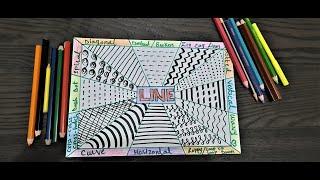 Types of Line | Line as an Element of Art | All about Lines - Understanding the Elements of Art
